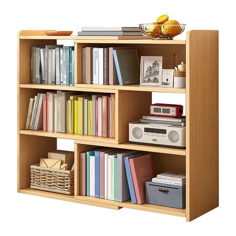 Contemporary Style Bookshelf Open Back Bookcase for Home Office