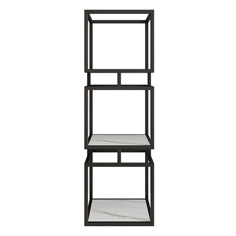 11.81"W Bookshelf Contemporary Style Open Back Bookcase for Home Office