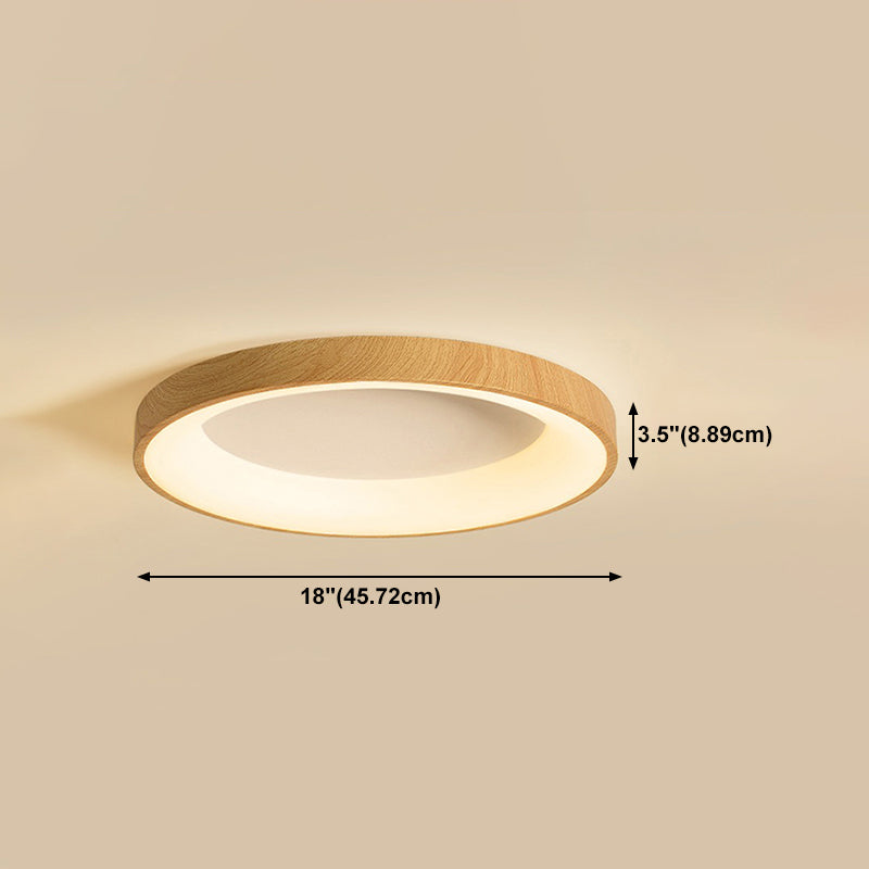 Nordic Geometric Shape Ceiling Light Aluminum LED Flush Mount Light for Bedroom