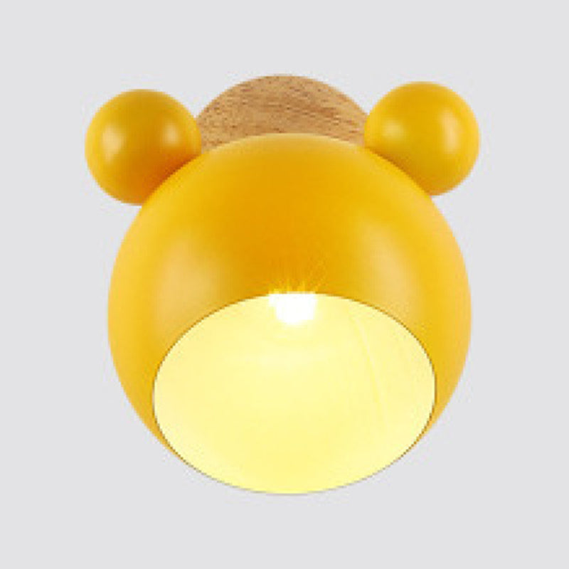 Mouse Simplicity Wall Sconce Colorful Metal Wall Mounted Lamp for Sitting Room