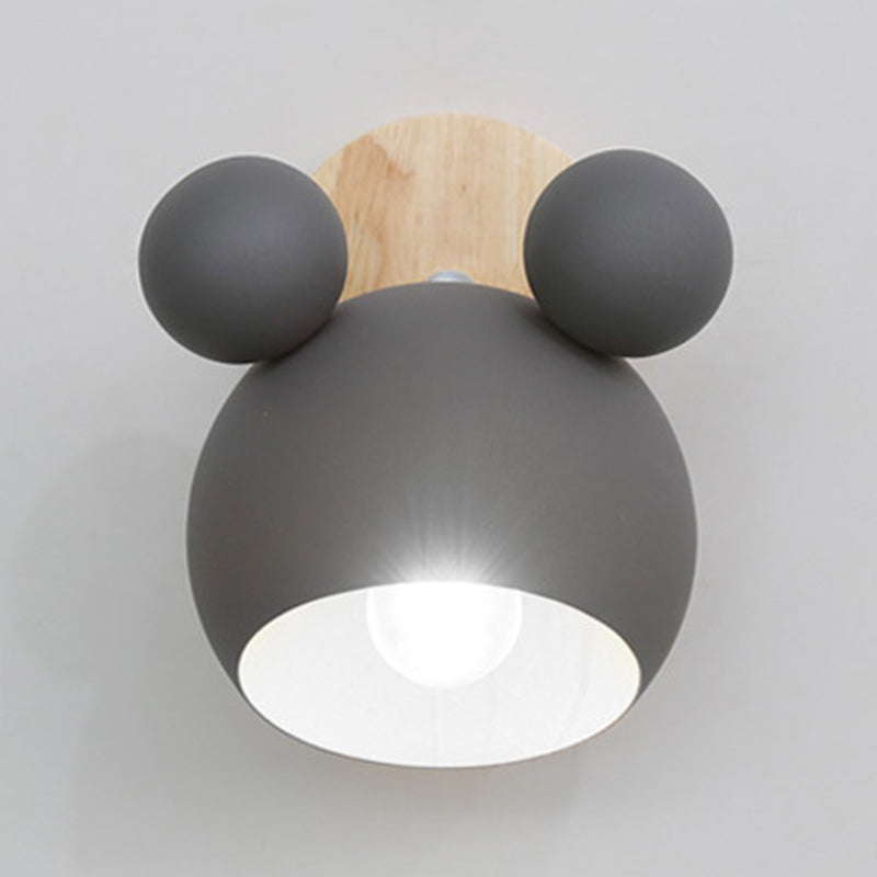 Mouse Simplicity Wall Sconce Colorful Metal Wall Mounted Lamp for Sitting Room