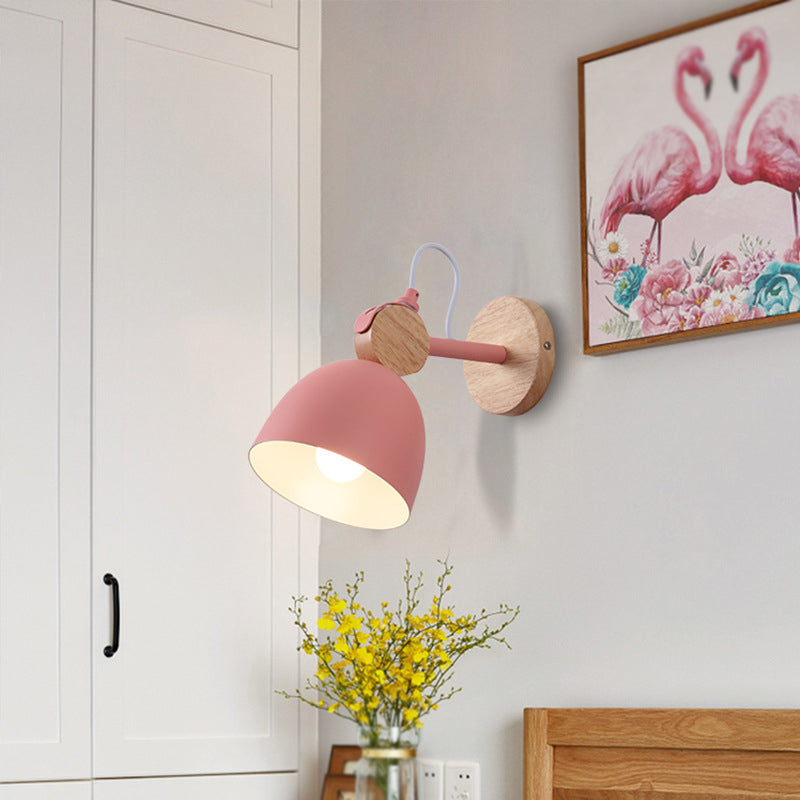 Metal Geometric Wall Mounted Lamps Modern Style 1 Light Wall Light Sconces