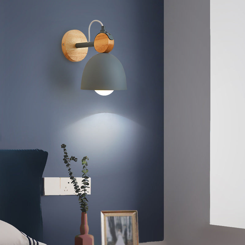 Metal Geometric Wall Mounted Lamps Modern Style 1 Light Wall Light Sconces