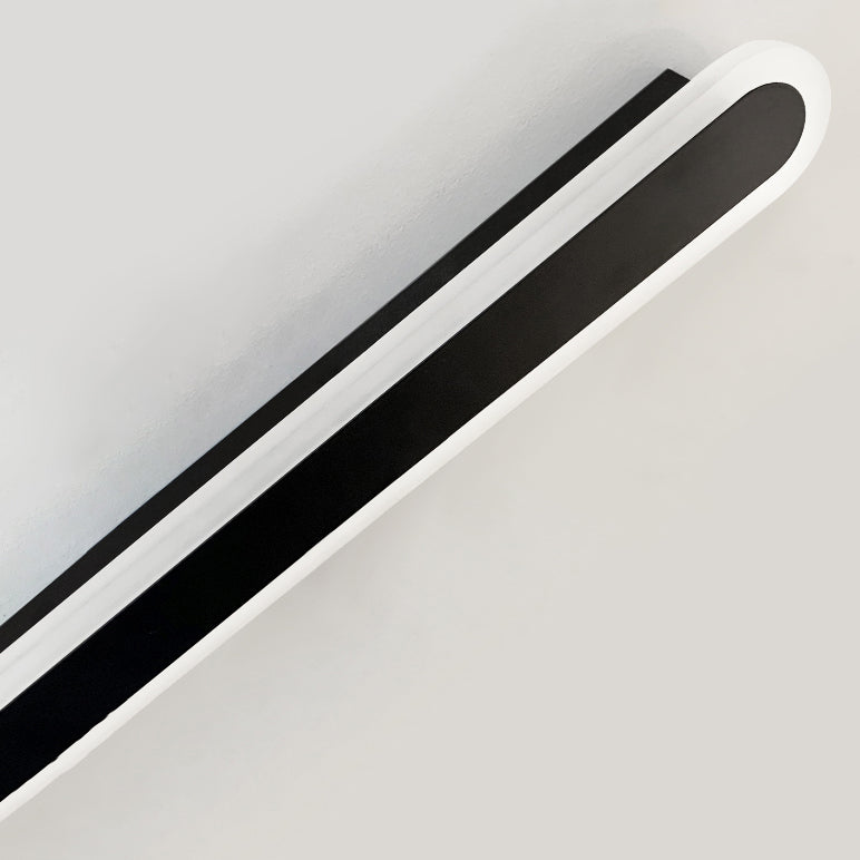 Metal Linear Shape Wall Light Modern 1-Light Wall Mount Fixtures