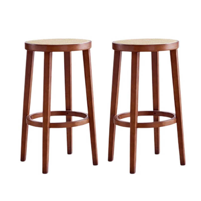Contemporary Style Bar-stool Wooden Counter Bar Stool for Kitchen