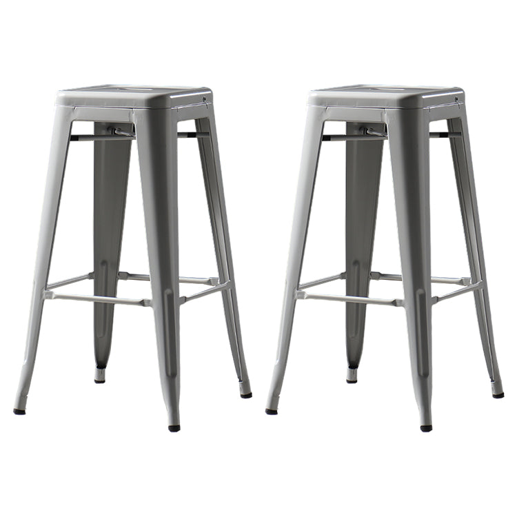 Industrial Style Bar-stool Metal Counter Bar Stool for Kitchen