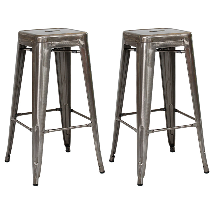Industrial Style Bar-stool Metal Counter Bar Stool for Kitchen