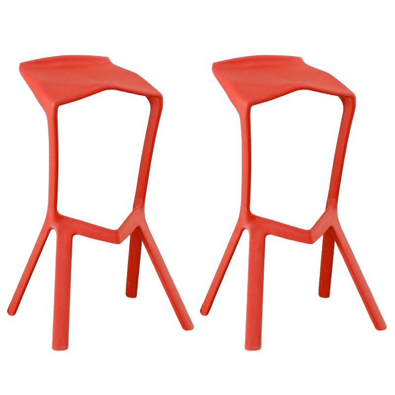 Contemporary Bar-stool Plastic Counter Bar Stool for Kitchen Bar