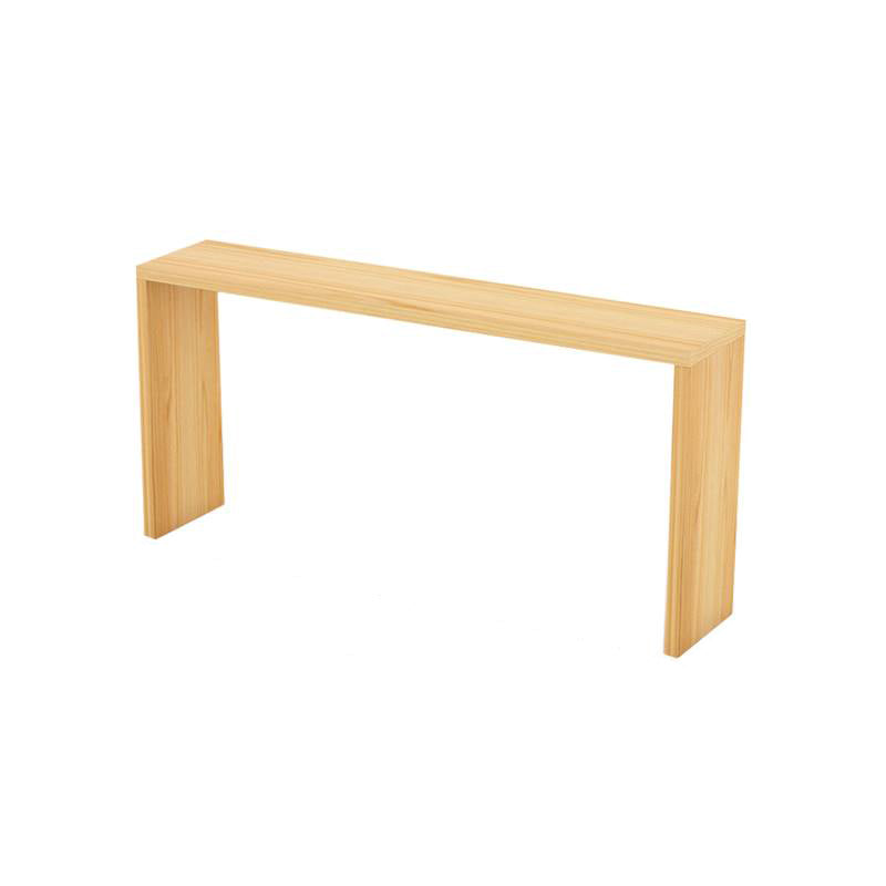 Modern Rectangle Solid Wood Bar Table Set 1/5/9 Pieces Counter Table with Backless Stools