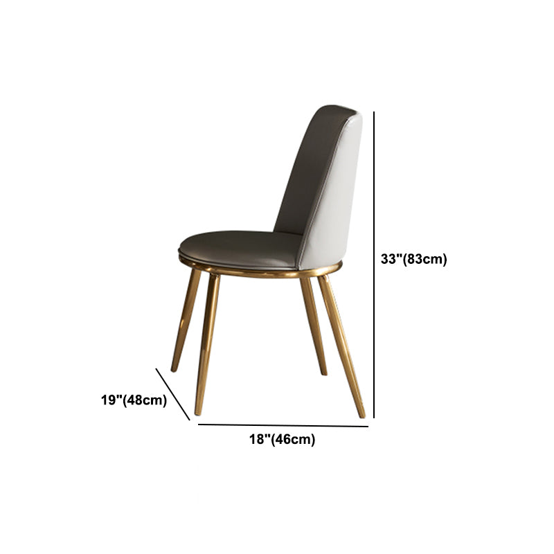 Glam Rectangle Dinette Set 1/4/5/7 Pieces Dining Table Set with White Sintered Stone Top