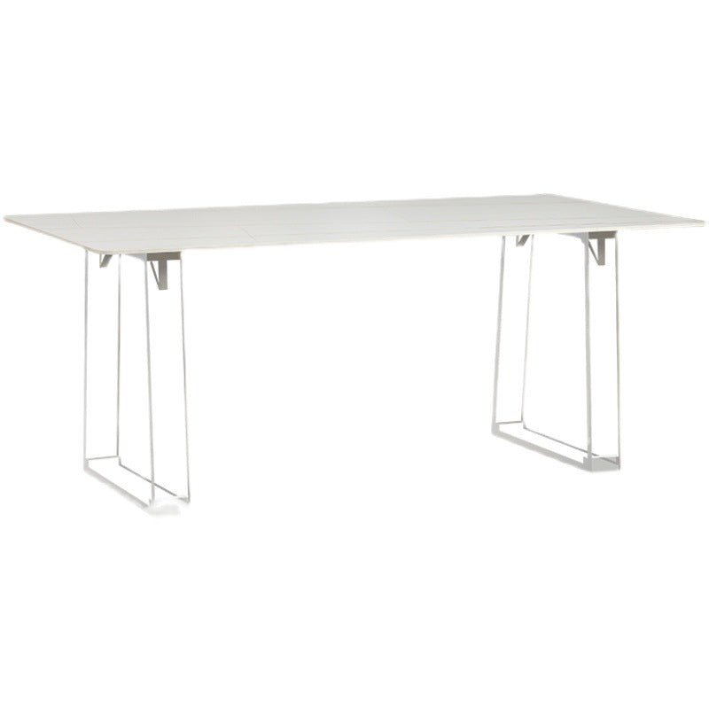 Modern Rectangle Acrylic Dining Table Set 1/2/5 Pieces Dining Set for Home Use