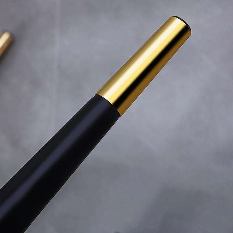 Glam Faux Leather Dining Chairs Metal Arm Dining Room Chairs for Restaurant Use