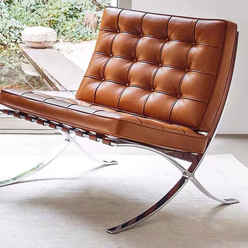 Tufted Cushions Chair 29.5"L x 31.5"W x 31.5" H Armless Chair for Living Room