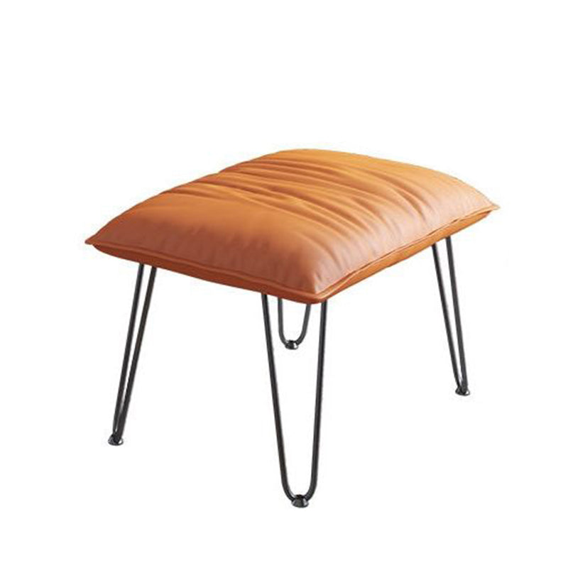 26.77" L x 37.40" W x 34.64" H Armless Lounge Chair with Ottoman for Living Room