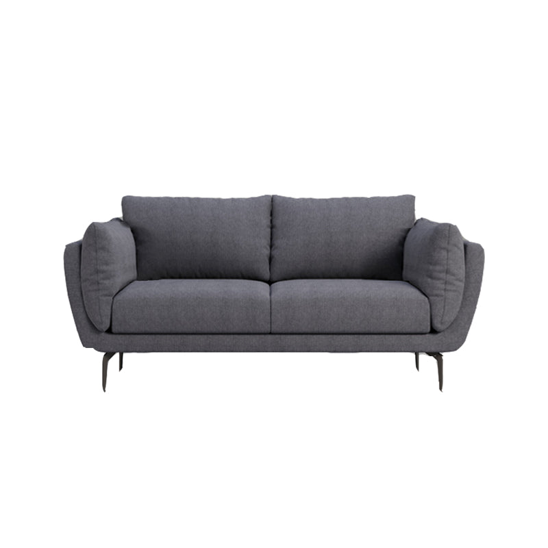 Cotton Blend Modern Sofa 33"W  Back Sofa for Living Room with Pillow Top Arm