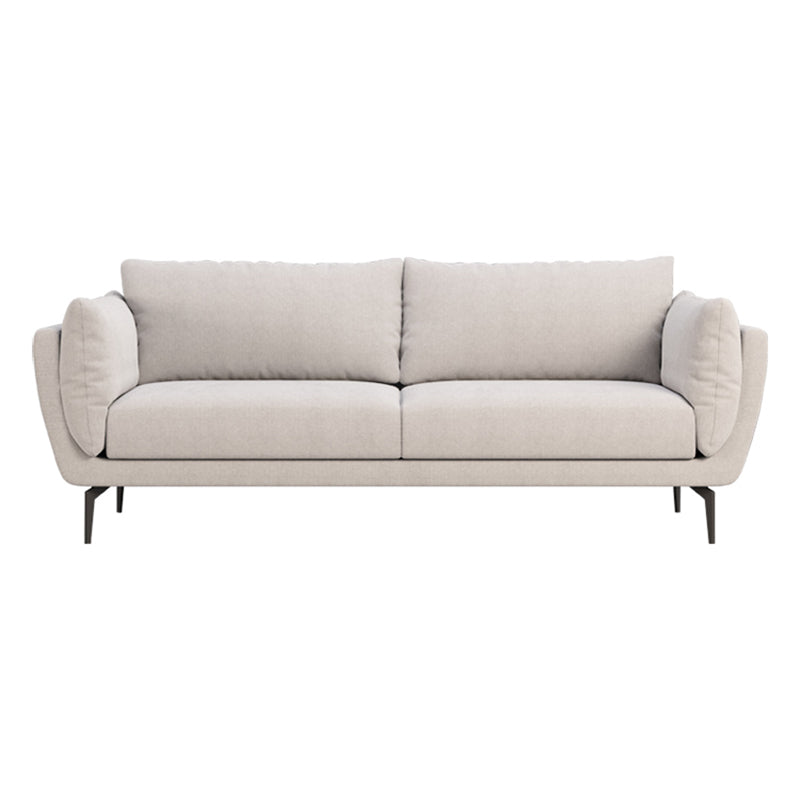 Cotton Blend Modern Sofa 33"W  Back Sofa for Living Room with Pillow Top Arm
