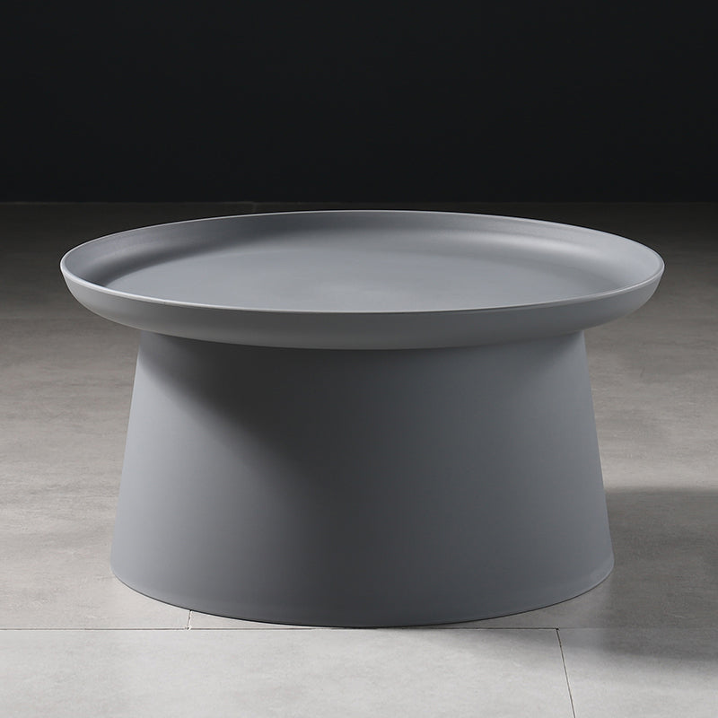 Scandinavian Round Tray Top Side End Table Plastic Pedestal End Table