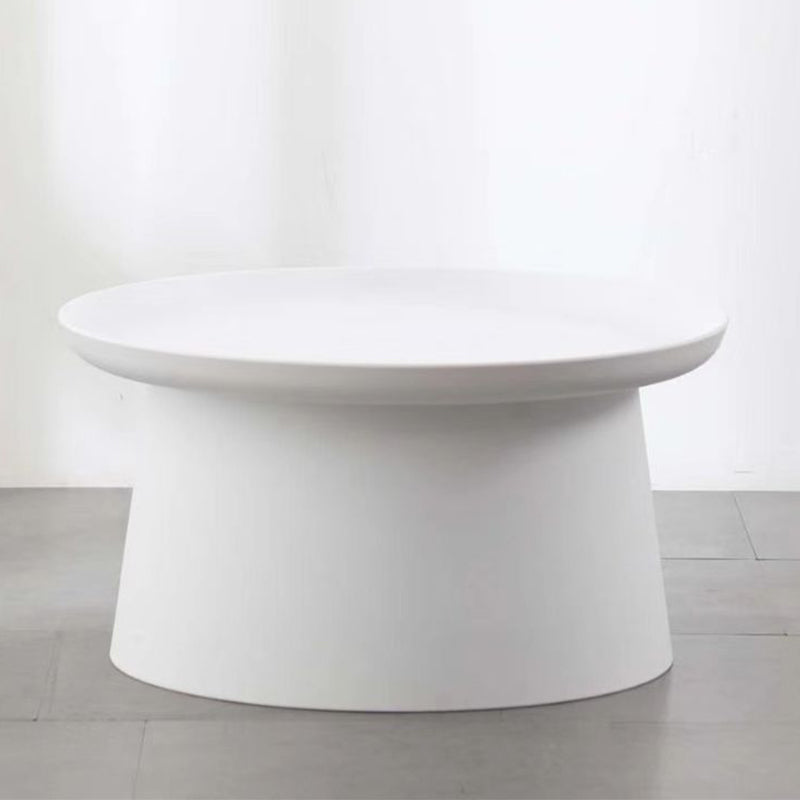 Scandinavian Round Tray Top Side End Table Plastic Pedestal End Table