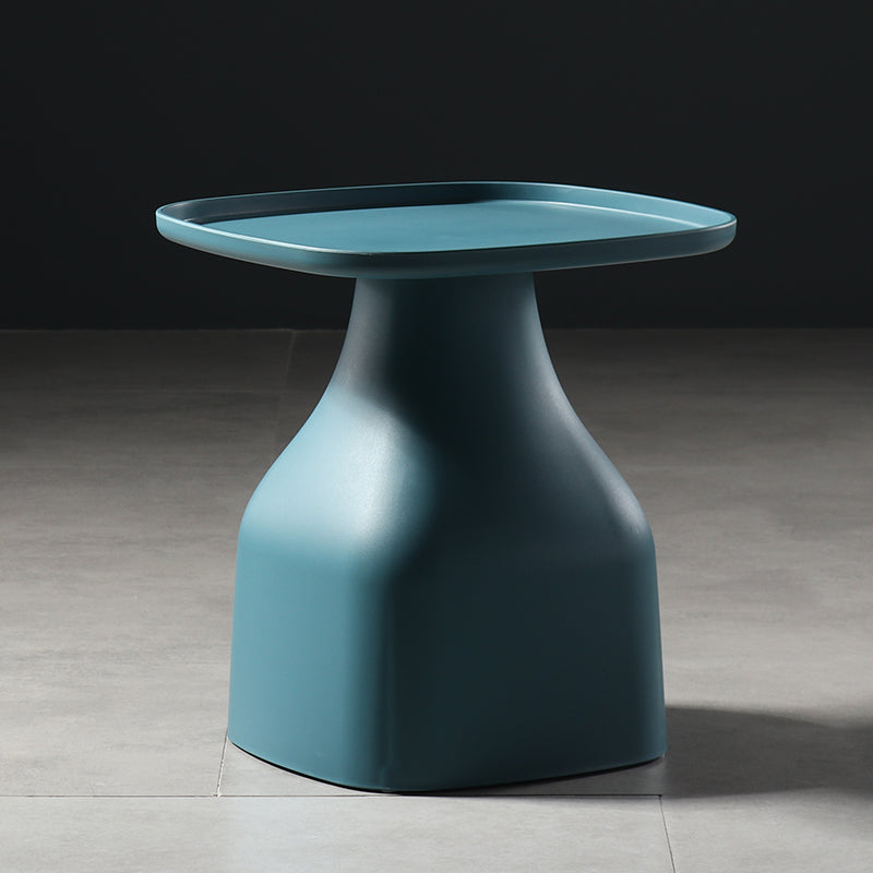 Scandinavian Round Tray Top Side End Table Plastic Pedestal End Table