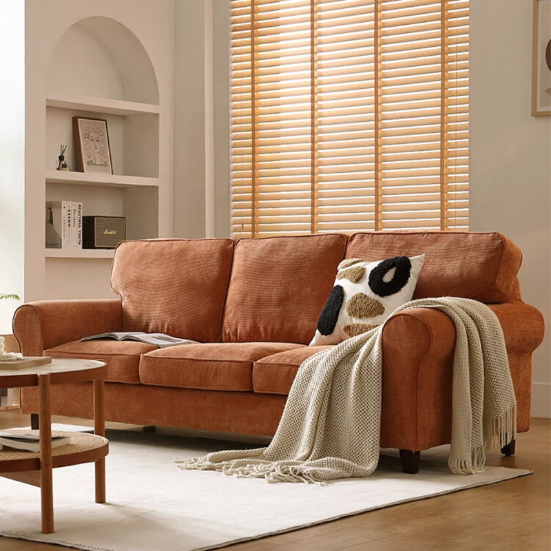 Flared Arm Modern Sofa 33"W sofa with Loose Back for Living Room