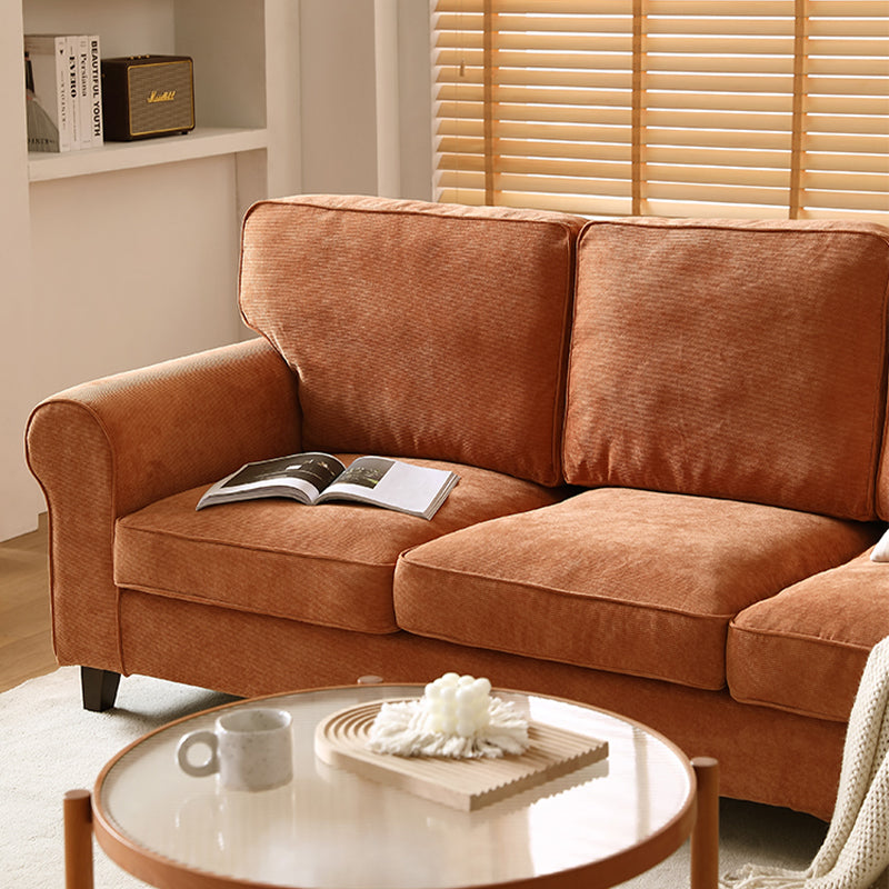 Flared Arm Modern Sofa 33"W sofa with Loose Back for Living Room