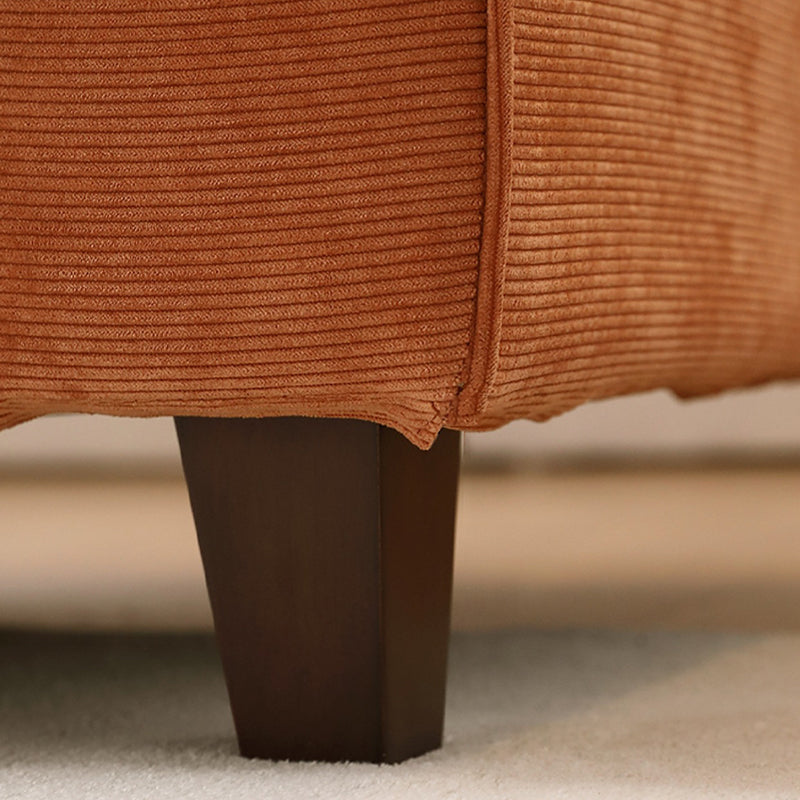 Flared Arm Modern Sofa 33"W sofa with Loose Back for Living Room