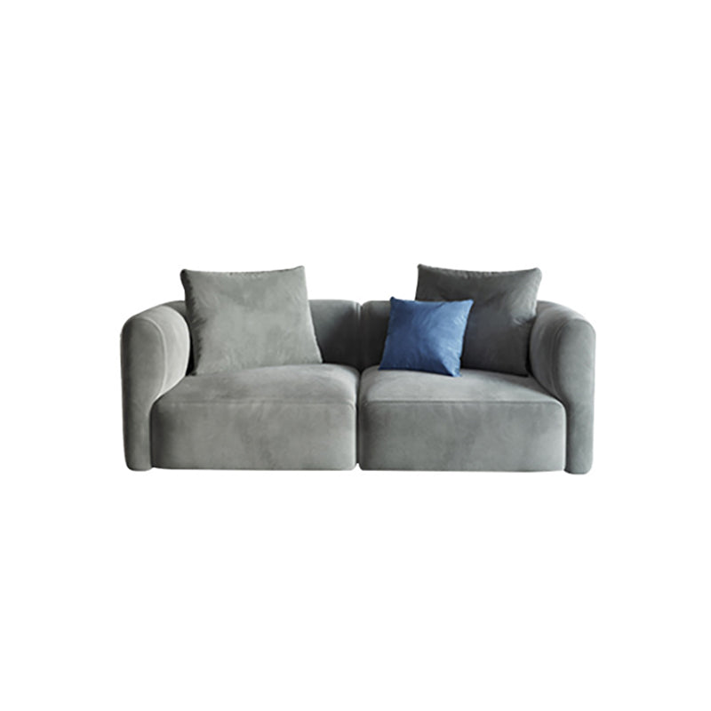 Light-grey Scandinavian Sofa 27.6" for Living Room and Apartment
