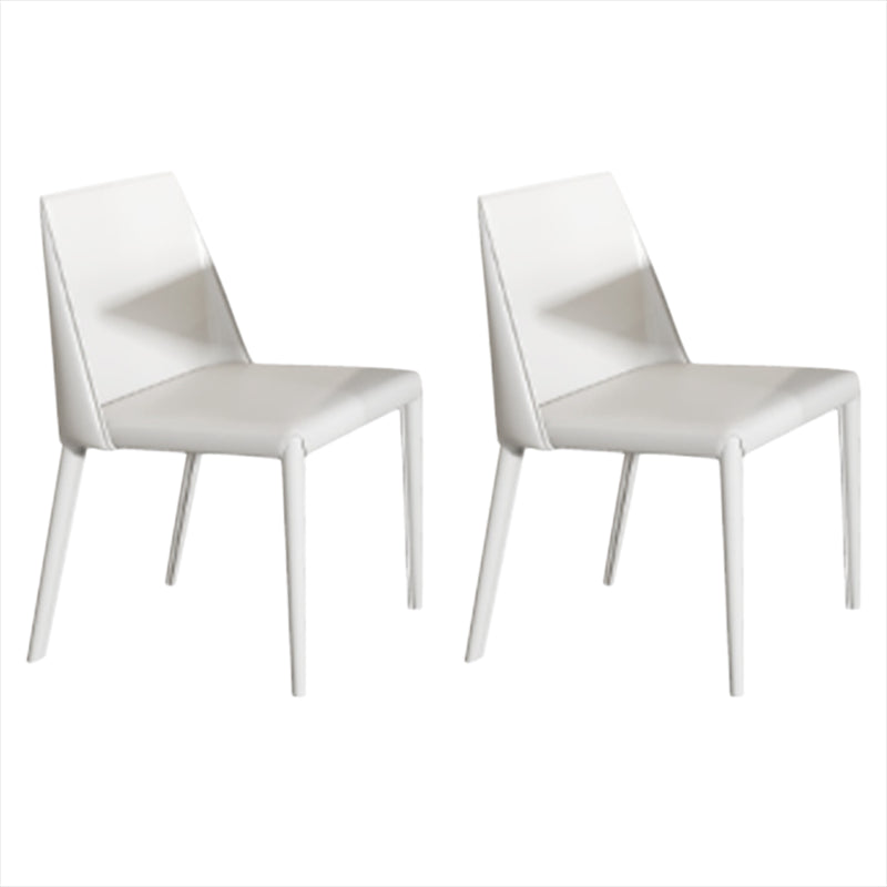 Modern White Dining Table Set 1/2/5/6/7 Pieces Rectangle Dinette Set with Sintered Stone