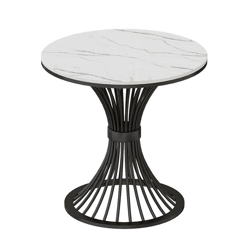 Modern Style Dining Table Sintered Stone Round Table for Dining Room