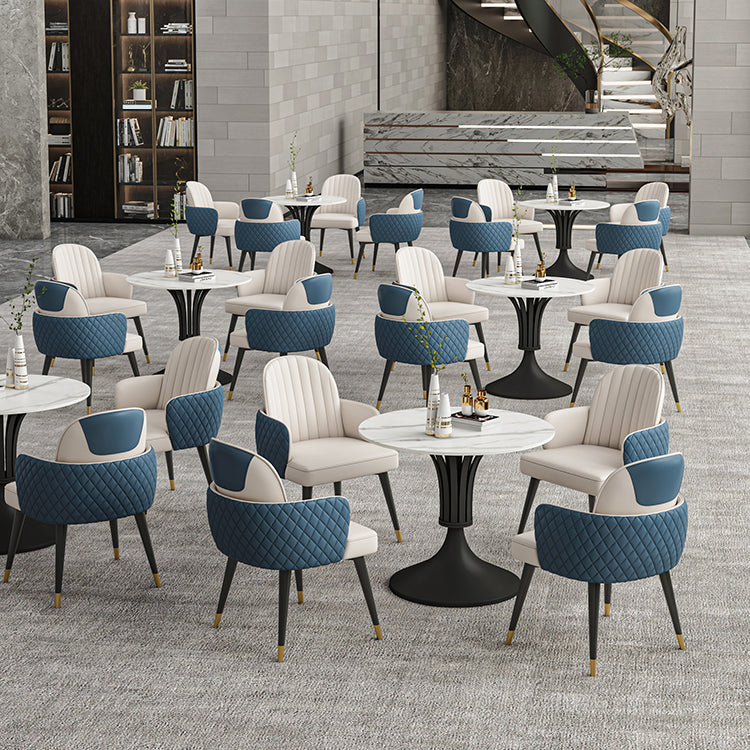 Modern Round Dining Table Sintered Stone Table for Dining Room