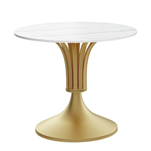 Modern Round Dining Table Sintered Stone Table for Dining Room