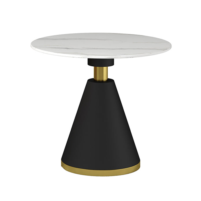 Metal Modern Round Indoor Table Sintered Stone Table for Kitchen