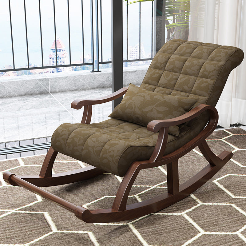 26.37" L x 49.21" W x 35.03" H Accent Chair Solid Wood Lounge Chair