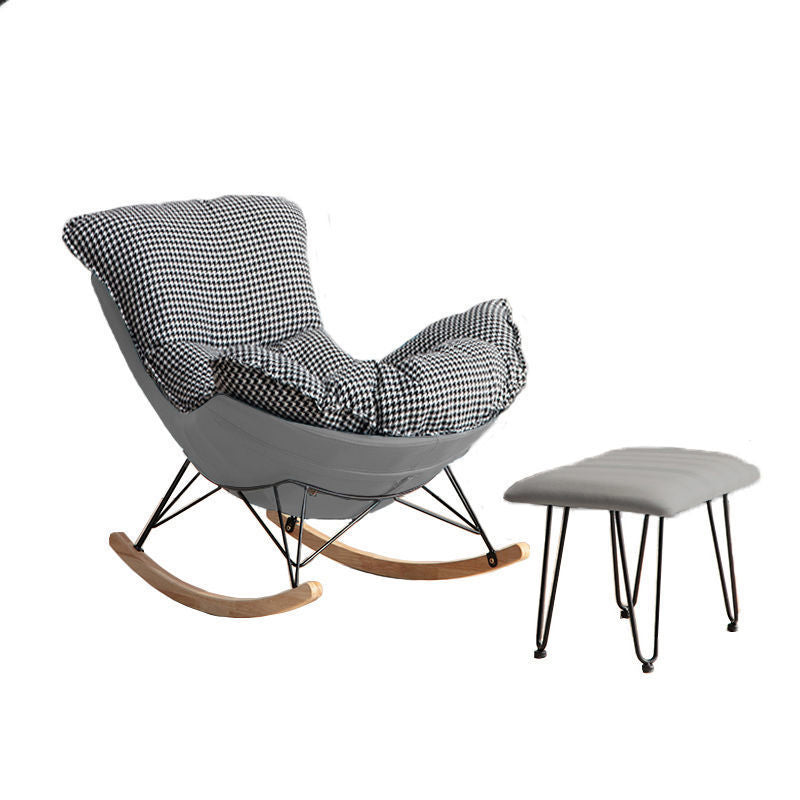 26.77" L x 37.40" W x 32.28" H Faux Leather Lounge Chair with Removable Cushions