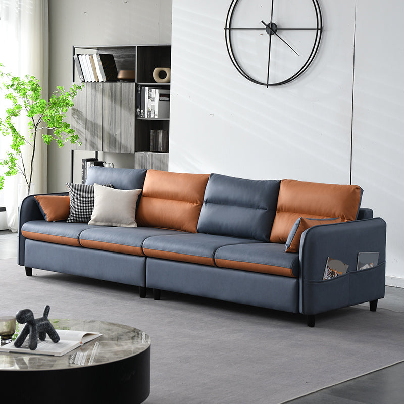 29.53" H Modern Square Arm Sofa with Cushions for Living Room,Apartment