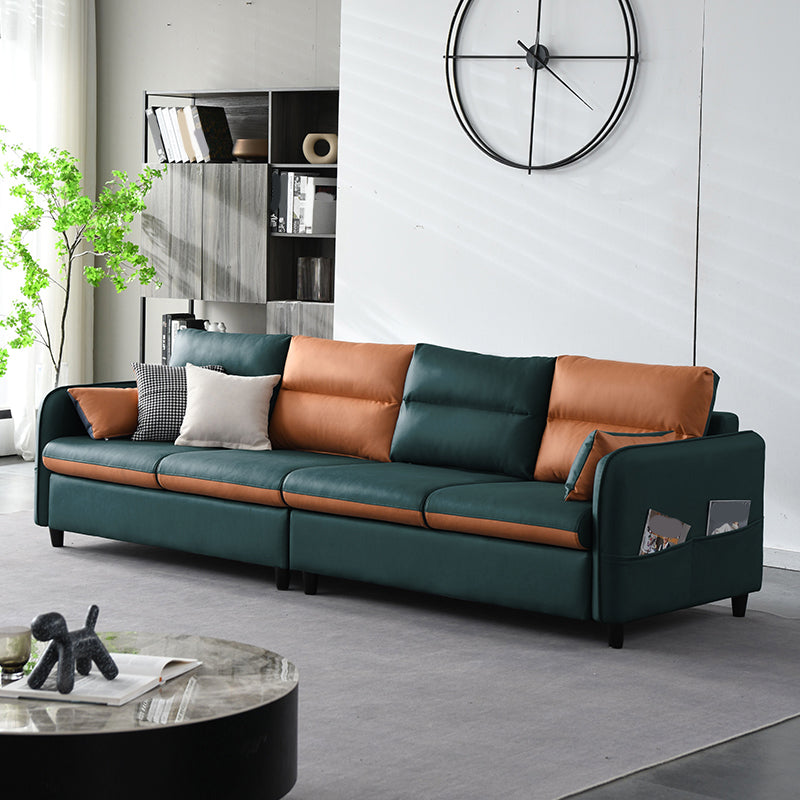 29.53" H Modern Square Arm Sofa with Cushions for Living Room,Apartment