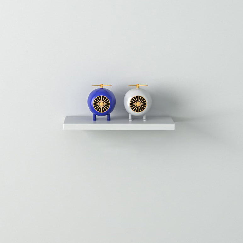 Scandinavian Floating Shelf Bookcase Wooden Bookshelf for Study Room