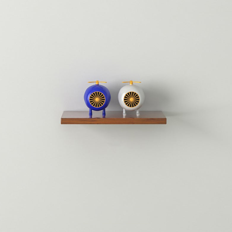 Scandinavian Floating Shelf Bookcase Wooden Bookshelf for Study Room