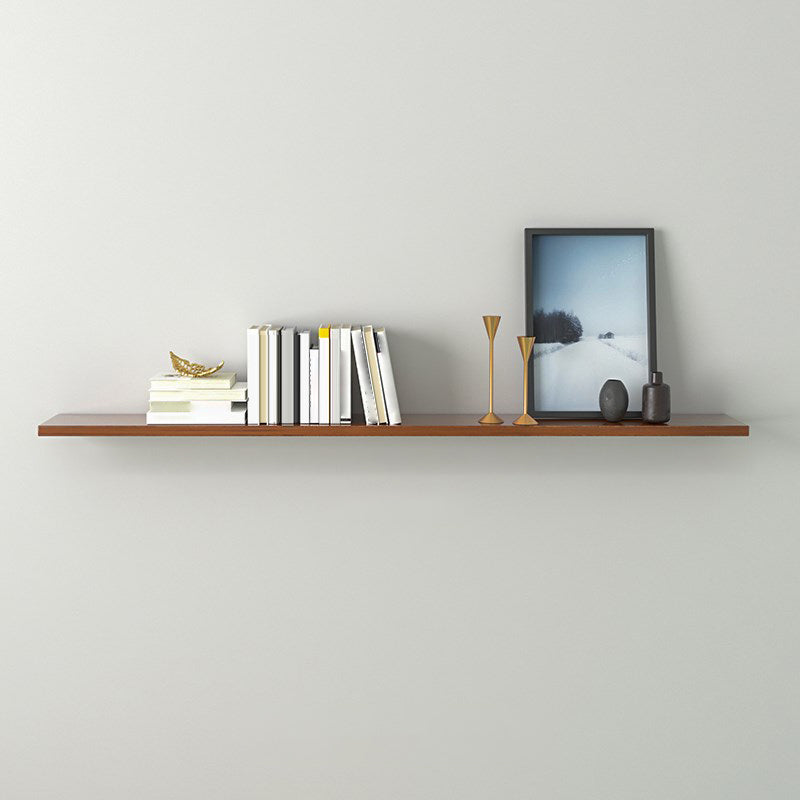 Scandinavian Floating Shelf Bookcase Wooden Bookshelf for Study Room