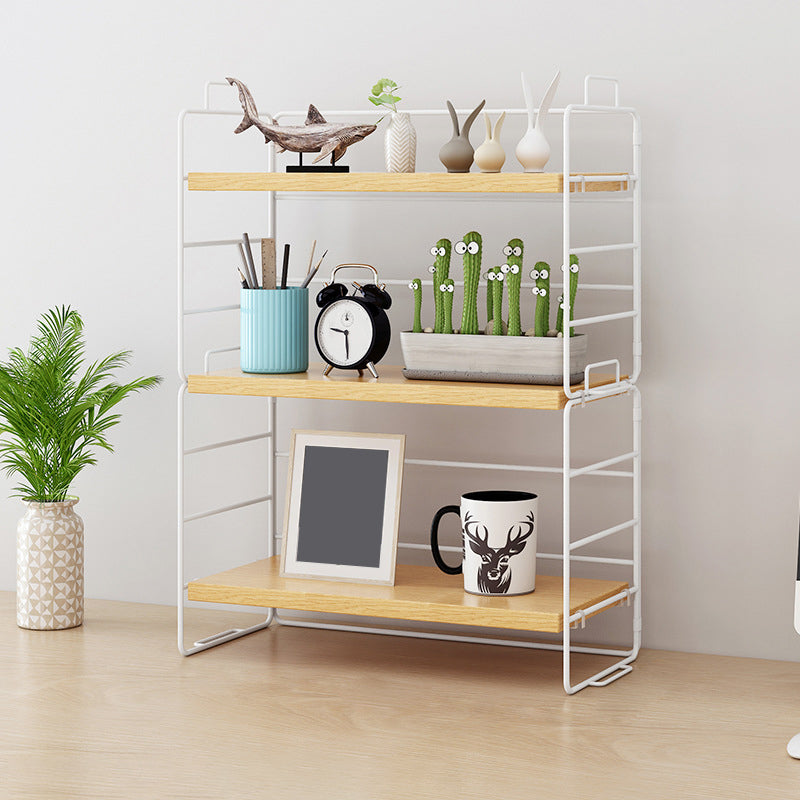 Contemporary Style Bookshelf Engineer Wood Bookcase for Office