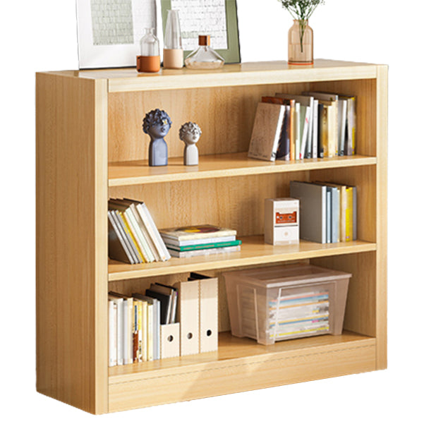 40.55"H Bookshelf Scandinavian Style Closed Back Bookcase for Home and Office