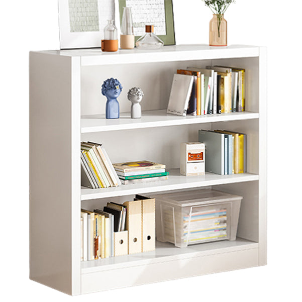 40.55"H Bookshelf Scandinavian Style Closed Back Bookcase for Home and Office