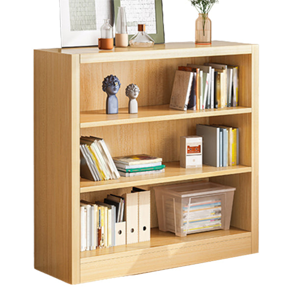 40.55"H Bookshelf Scandinavian Style Closed Back Bookcase for Home and Office