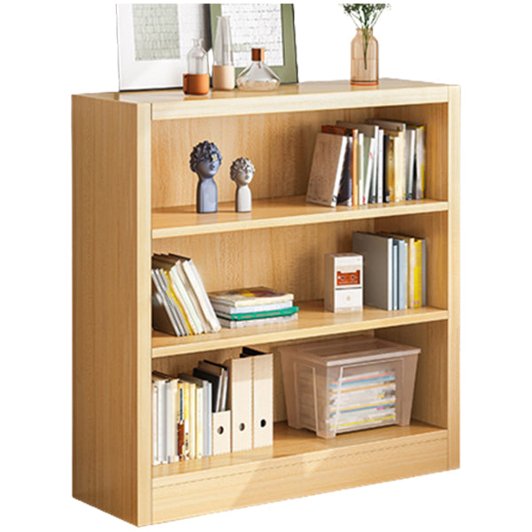 40.55"H Bookshelf Scandinavian Style Closed Back Bookcase for Home and Office