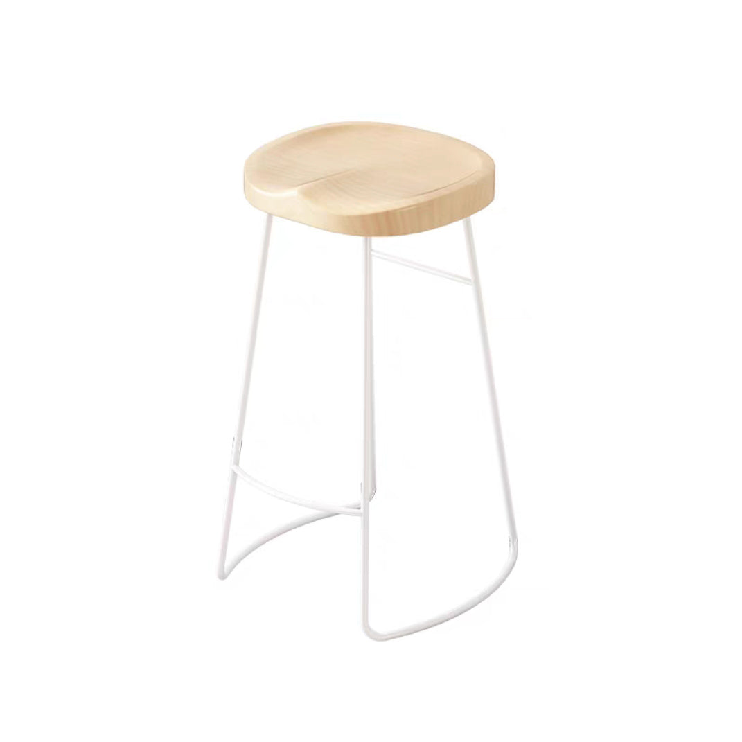 Luxury Rectangle Solid Wood Bar Table Set 1/4/6 Pieces Counter Table with Backless Stools