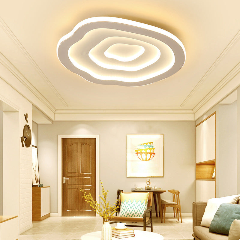 Geometric LED Flush Mount Modern Creative Style  Metal Flush Ceiling Light for Living Room