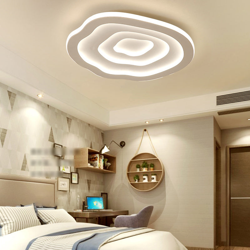 Geometric LED Flush Mount Modern Creative Style  Metal Flush Ceiling Light for Living Room