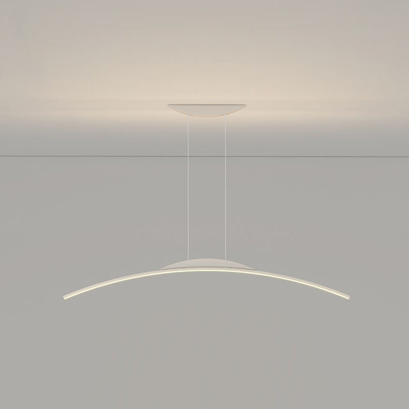 Metal Chandelier Lighting Fixture Modern Style LED Island Pendant for Dining Room