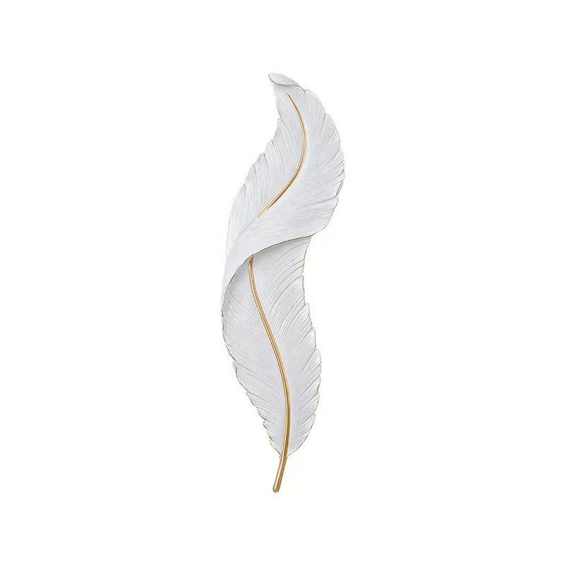 Modern Wall Lamp Household Feather Wall Mount Lighting for Sitting Room