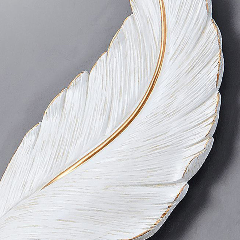 Modern Wall Lamp Household Feather Wall Mount Lighting for Sitting Room